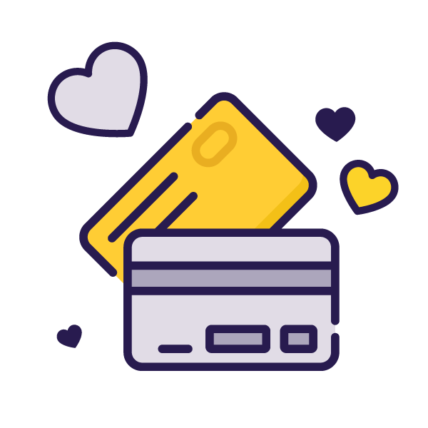 Cards Hearts@4x The largest integration library- ICON | The Giving Block