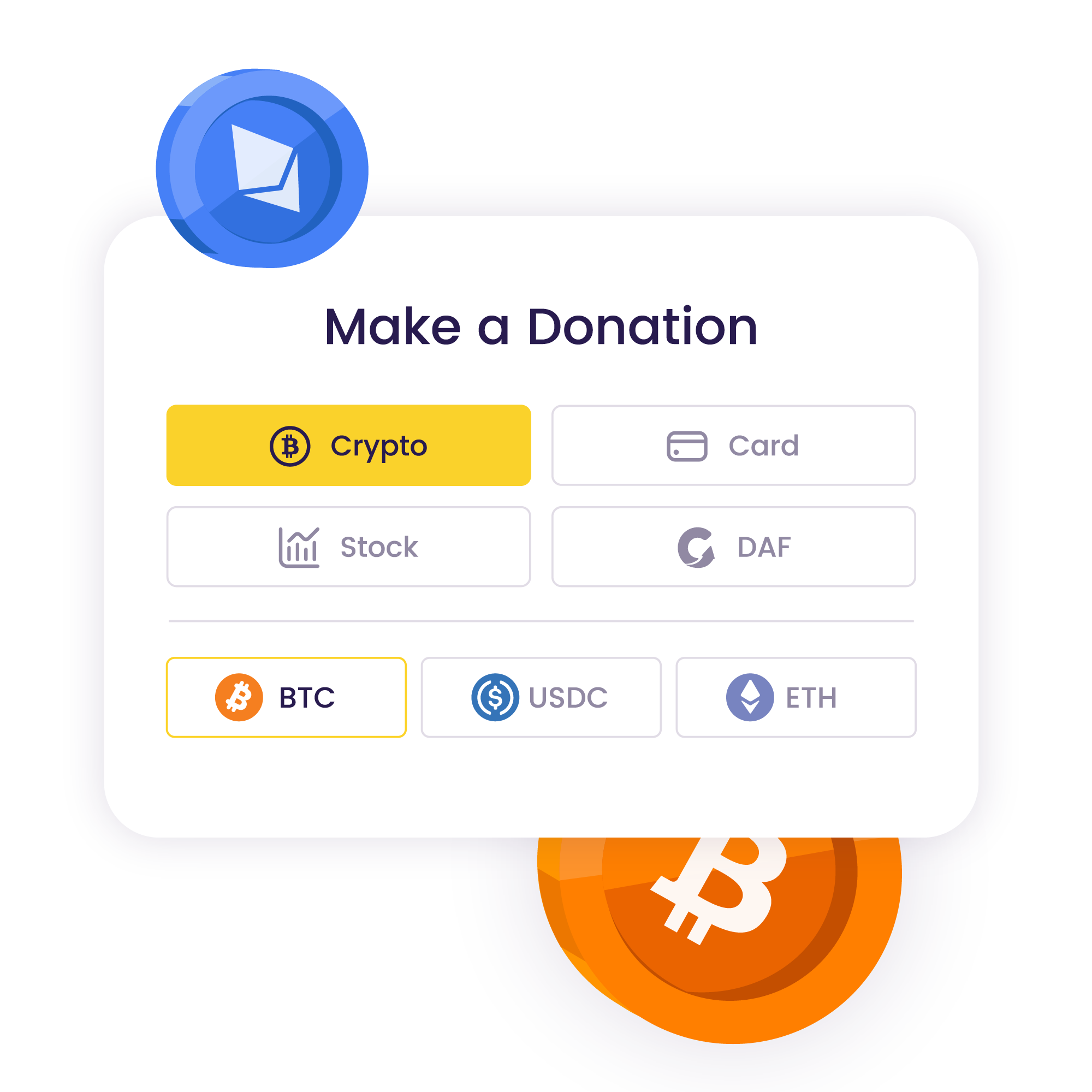 Crypto Donation Form Crypto App Desktop - CRYPTO | The Giving Block