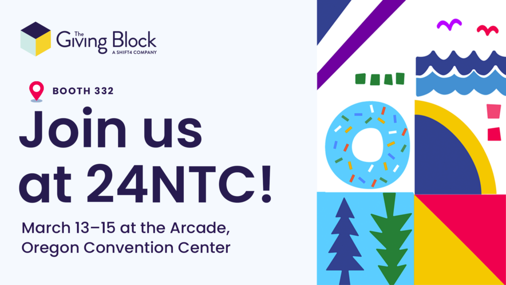 Exhibitor at the 2024 Nonprofit Technology Conference | The Giving Block