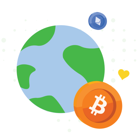 Green - Hero Globe | The Giving Block Green - Hero Globe | The Giving Block