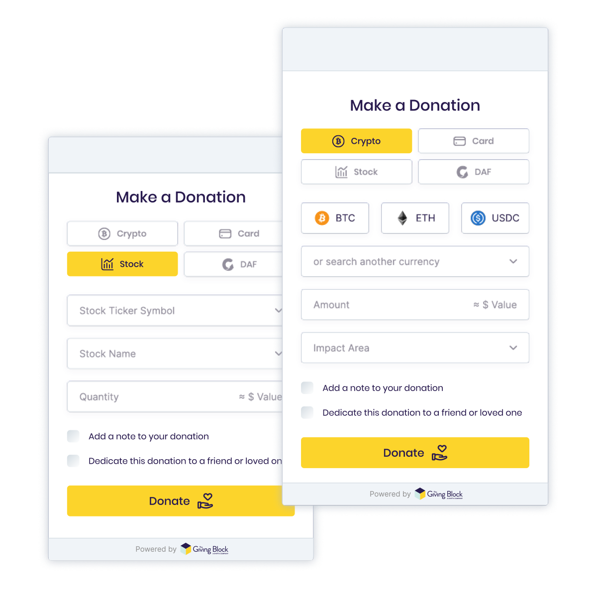 Hero Donation Form Graphic - MOBILE Dec 2023 Hero Donation Form Graphic | The Giving Block