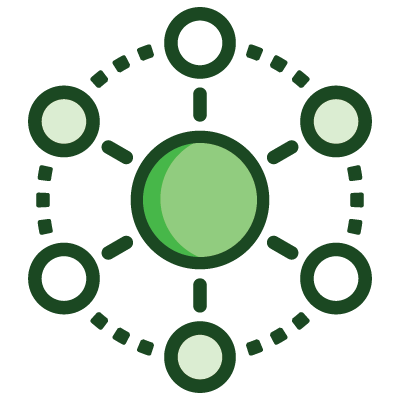 Integrations Green@4x The largest integration library- ICON | The Giving Block