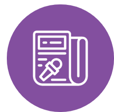 Press icon Violet | The Giving Block Press icon Violet | The Giving Block