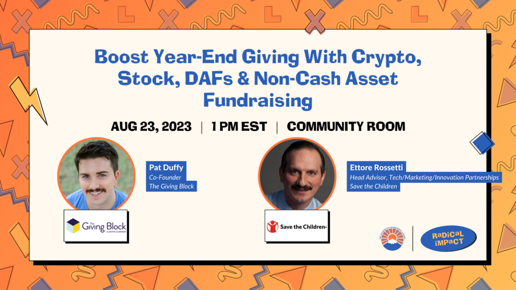 Sponsor & Speaker at the Nonprofit Marketing Summit 2023 - VIRTUAL SUMMIT EVENT | The Giving Block