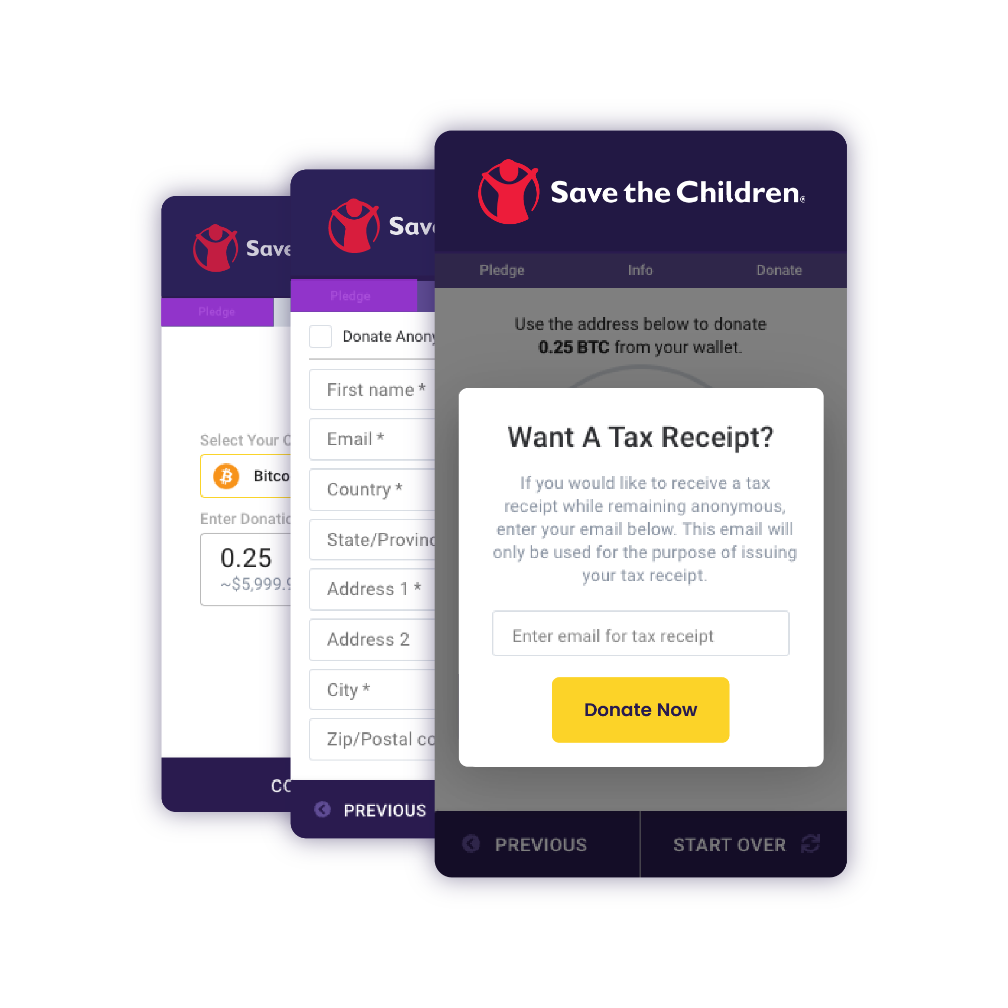 The Giving Block Donation Screens | The Giving Block The Giving Block Donation Screens | The Giving Block